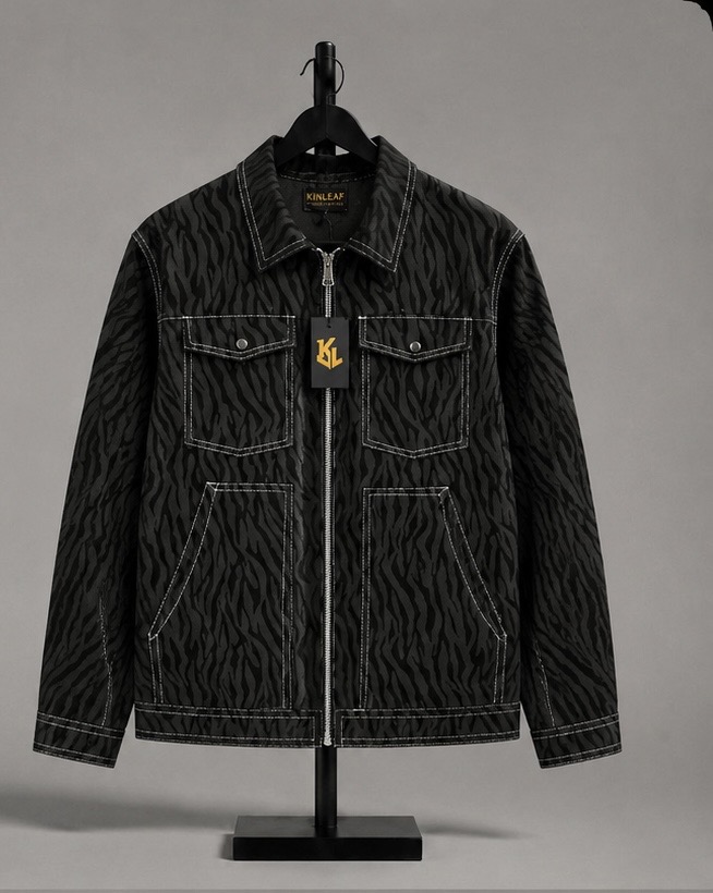 KINLEAF black patterned jacket