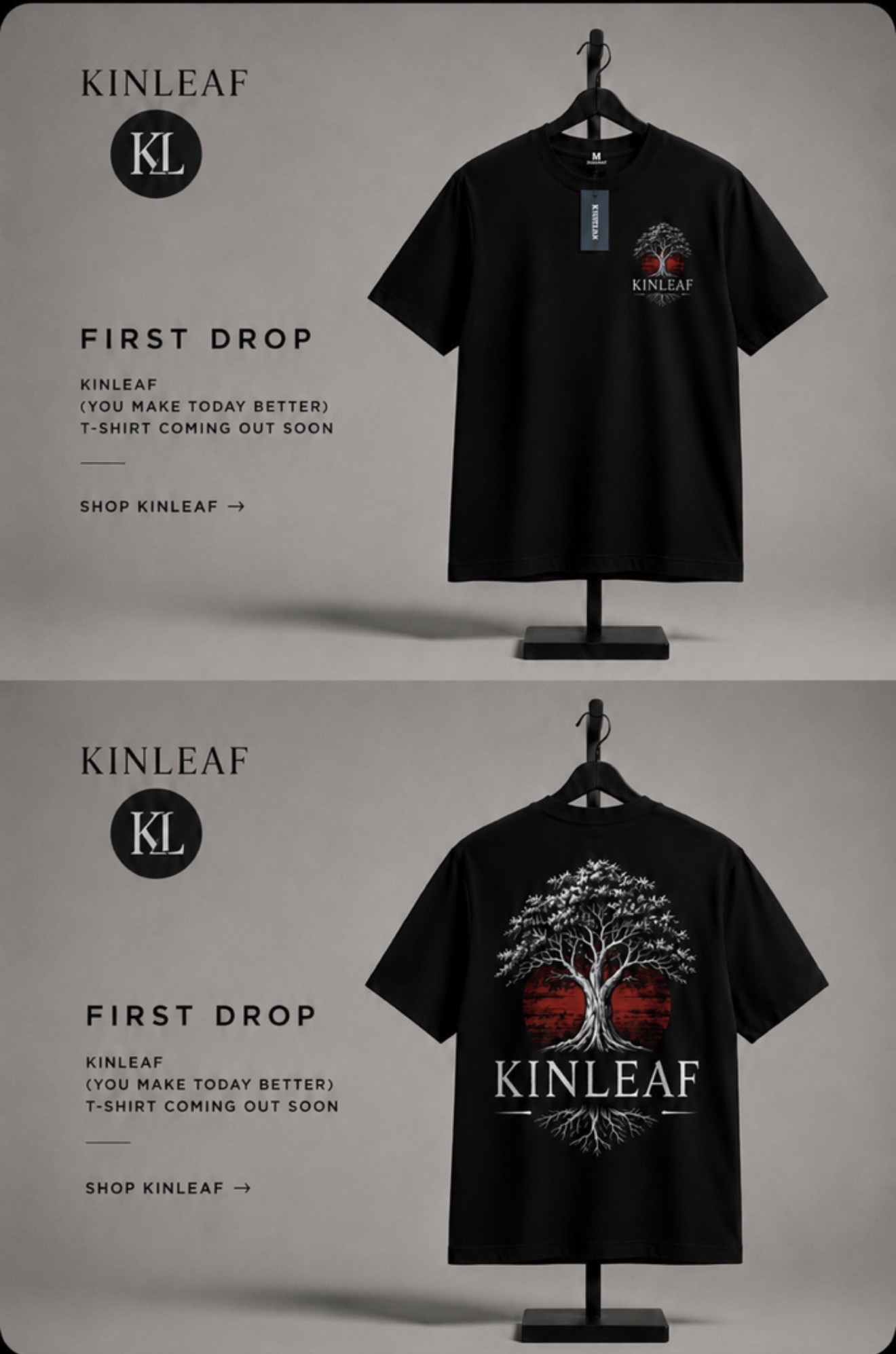 KINLEAF black tee